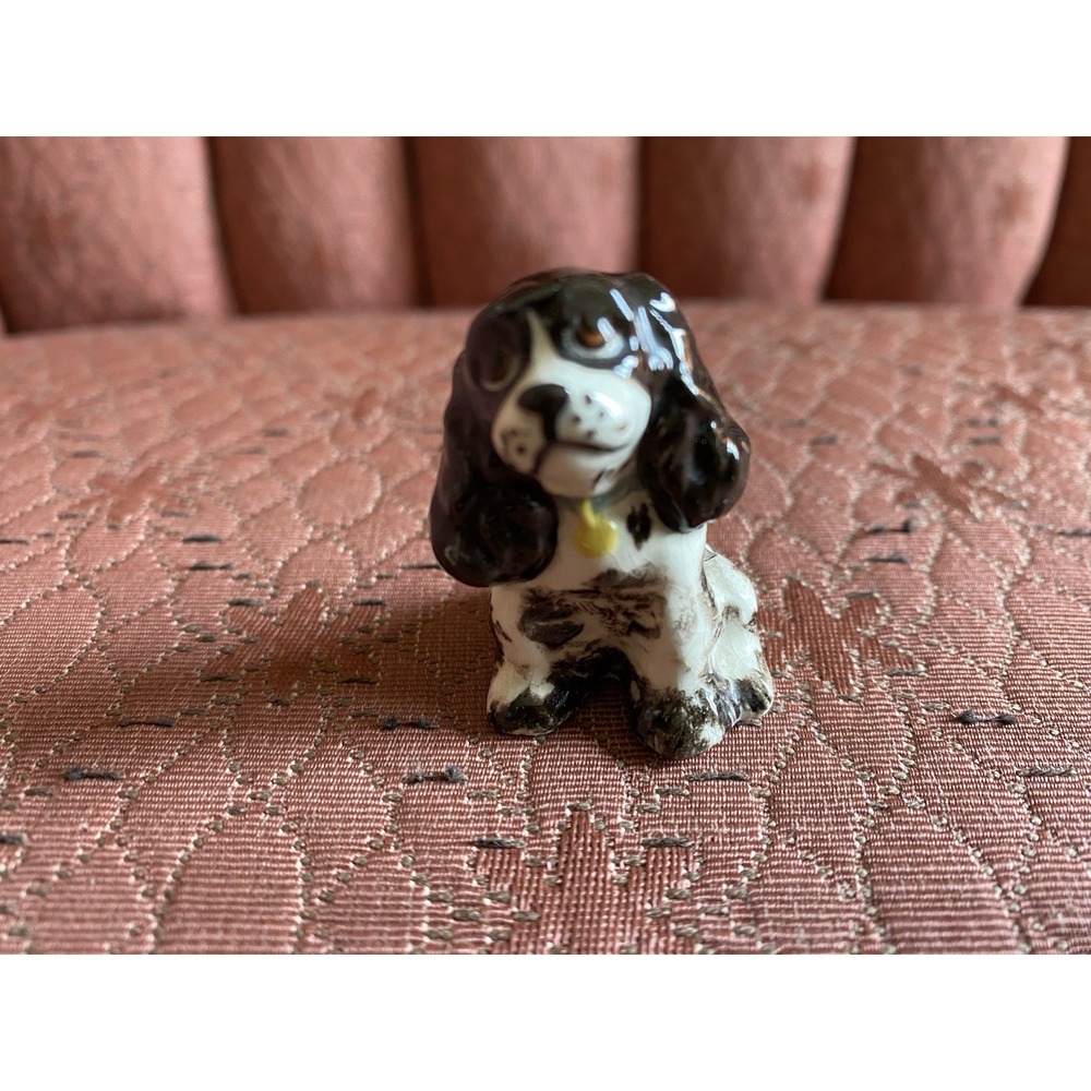 Cocker Spaniel Hagen Renaker Butch A Staehie brown white dog figurine K3 #dog